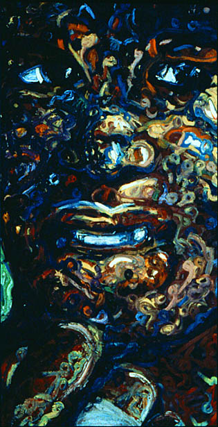 Tiger Woods portrait