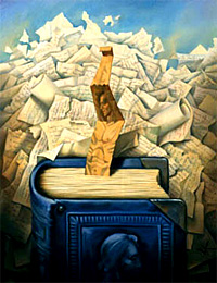 Bookmark by Vladimir Kush