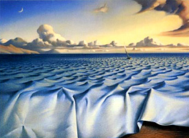 Ripples of Ocean by Vladimir Kush