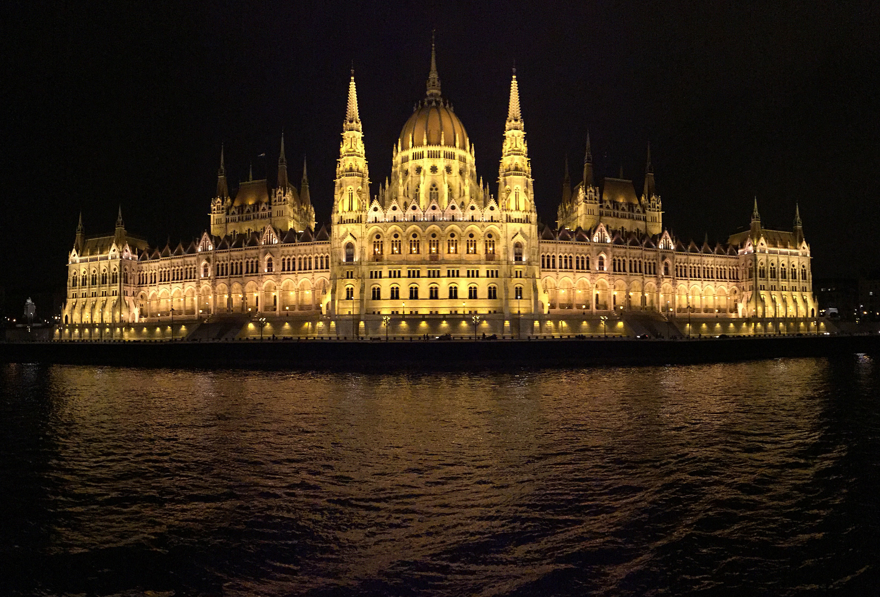Hungarian Parliament against the Danube