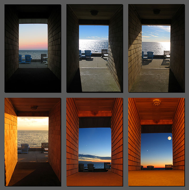 Six Views of a Breezeway