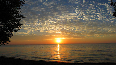 Sunrise over Lake Winnebago