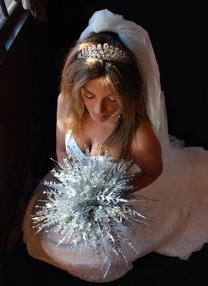 Bride Kneeling